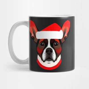 Christmas Dog Transparent Background Mug